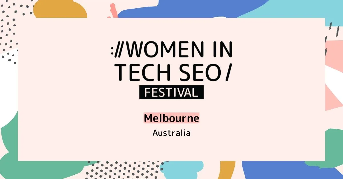 WTSFest global SEO conference stage presentation