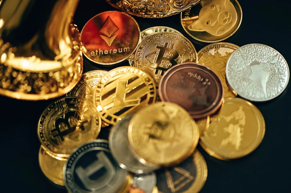 Cryptocurrency and blockchain technology representing crypto and Web3 industry link building by White Hat Works